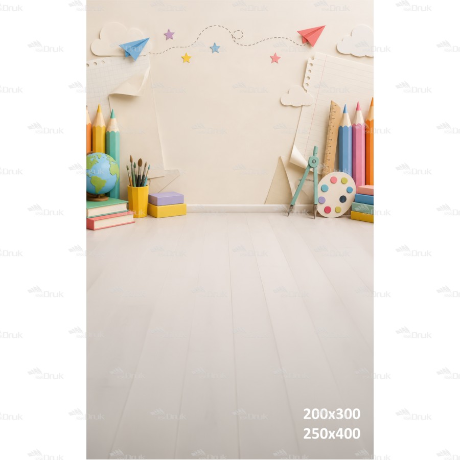 Tło fotograficzne „Pastelowa Pracownia Małego Odkrywcy” | 4258